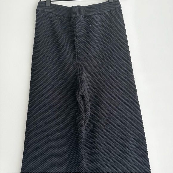 Free People fp Beach Knit Relaxed Flowy Pants Black - Picture 5 of 9